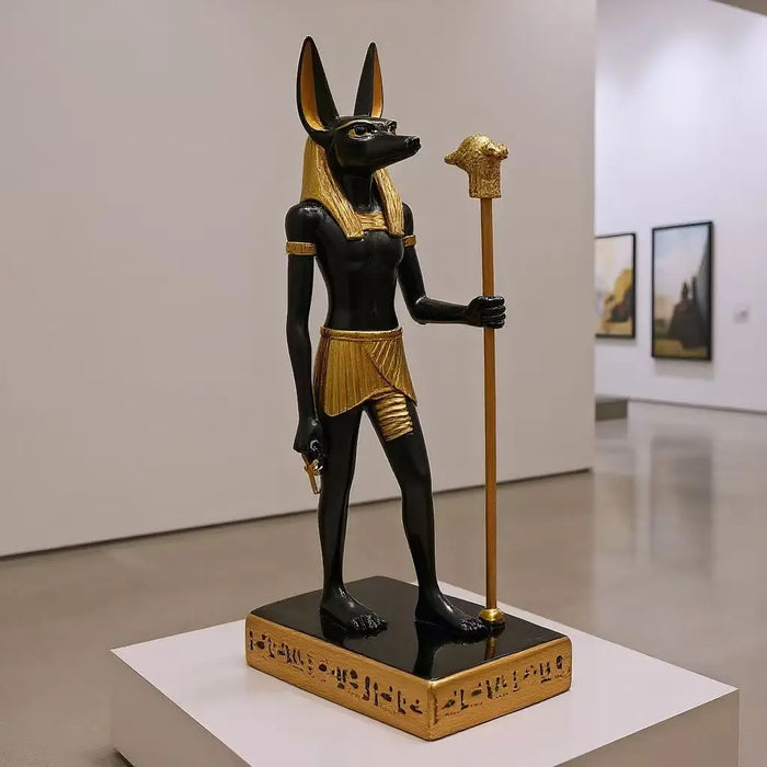 Mystical Anubis – Egyptian Resin Statue