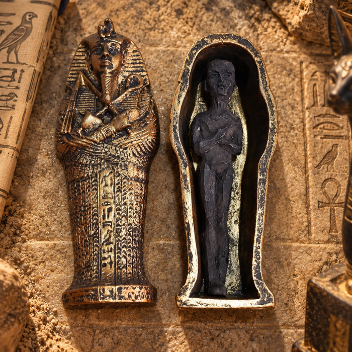 Egyptian Mummy Sarcophagus – Decorative Piece