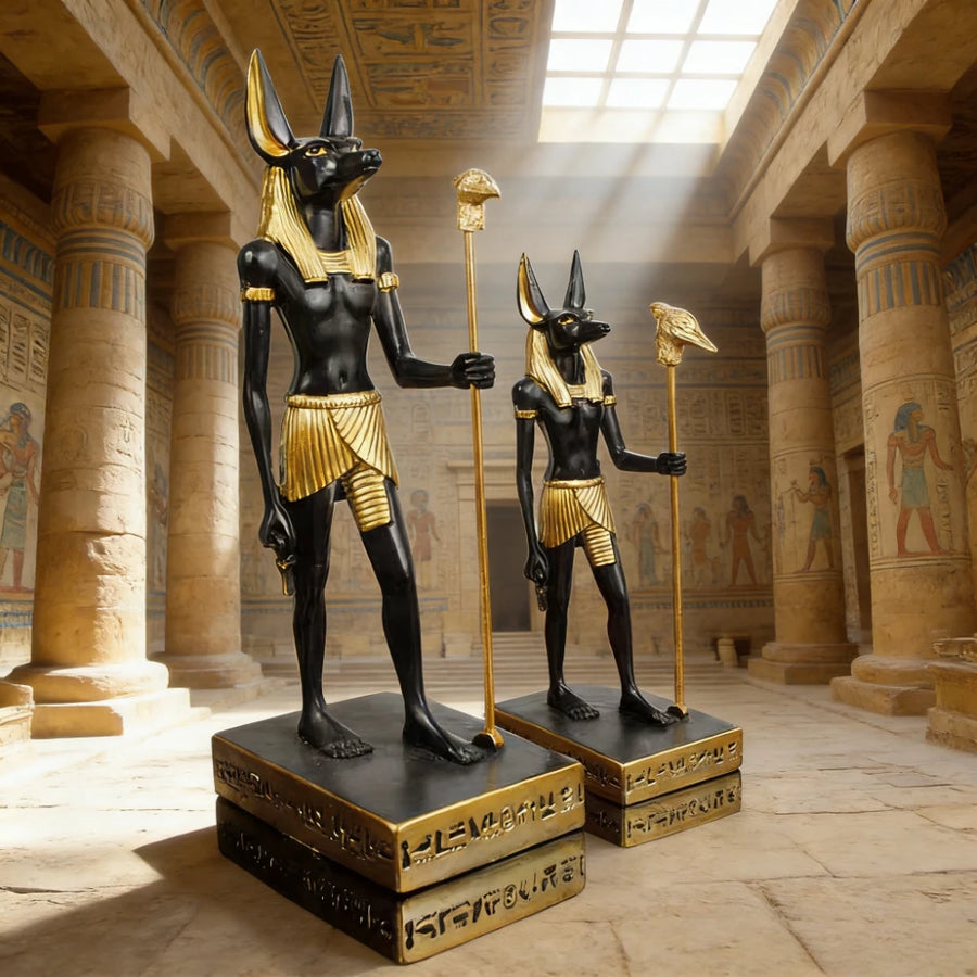 Mystical Anubis – Egyptian Resin Statue
