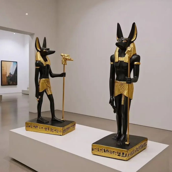 Mystical Anubis – Egyptian Resin Statue